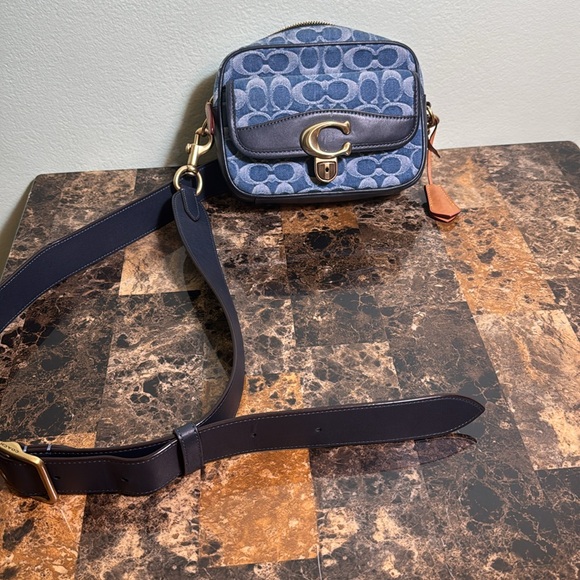 Coach studio camera bag 18 in signature wash denim - Picture 13 of 16